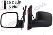 DIŞ DİKİZ AYNASI SOL CADDY 04 ELEKTRİKLİ ISITMALI ASFERİK 5 FİŞ VM-375EHAL - 1