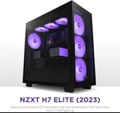 NZXT CM-H71FB-01 ATX Hızlı Çıkarılan Temperli Cam Yan Panel Mid Tower PC Oyun Kasası - 2
