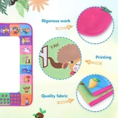 TOYK Kids Renkli Doodle Çizim Matı Alfabe ve Hayvanlar - 4