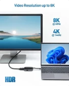 Cable Matters 4'ü 1 arada USB C 4K/60Hz iPhone 15 Şarj Noktası - 10