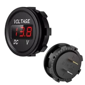 Ayt Powermaster IC-230D Voltmetre Ampermetre Pano Tip 6-32 Volt İç Çap 28 Mm Dış Çap 36.5 Mm - 1