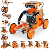 STEM 13'ü 1 Arada Eğitim Güneş Enerjili Robot Oyuncak - 1