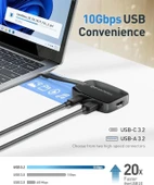 Cable Matters 4'ü 1 arada USB C 4K/60Hz iPhone 15 Şarj Noktası - 6