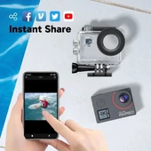 AKASO V50 Elite 4K60fps Dokunmatik Ekran WiFi Su Geçirmez Aksiyon Kamerası - 8