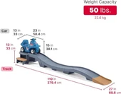 Step2 Çocuk Gri Lunapark Hız Treni Binilen Oyuncak - 6