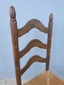 Vintage Masif Ahşap Sandalye (1 Adet) AC07 - 4