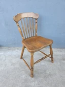 Vintage Masif Ahşap Sandalye (1 Adet) AC08 - 3