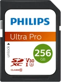 Philips 256GB SD Kart | Ultra Pro | V30 – UHS-I U3 – 4K Performansı - 1