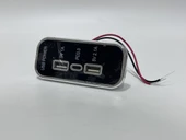 Type-C USB 3 Portlu Araç Şarj Soketi Adaptörü 12V-24V - 6