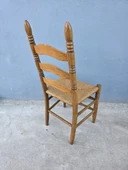 Vintage Masif Ahşap Sandalye (1 Adet) AC06 - 2