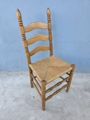 Vintage Masif Ahşap Sandalye (1 Adet) AC06 - 4