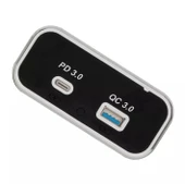 Type-C USB 2 Portlu Araç Şarj Soketi Adaptörü 12V-24V (Model 4) - 1