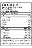 Bigjoy Sports Big2 Bcaa Glutamin Karpuz Aroma 1200g 100 Servis Amino Asit - 3