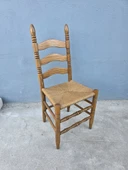 Vintage Masif Ahşap Sandalye (1 Adet) AC06 - 3