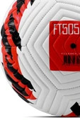 Kırmızı Yeni Desenli Futbol Topu 4 Astarlı No:5 480 Gr + Pompa Hediyeli X507 - 5
