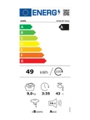 HAIER HW90-BP14939-S 9 kg 1400 Devir Çamaşır Makinesi - 5