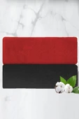 2 li Lüks El Yüz Havlu Seti 50x90 Cm %100 Pamuklu Gramajlı Sija - 4