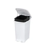 Omnipazar ELF-İ343 Slim Pedallı Plastik Çöp Kovası İç Kovalı 15 lt - 1