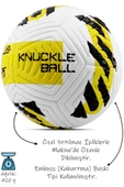 Sarı Yeni Desenli Futbol Topu 4 Astarlı No:5 480 Gr + Pompa Hediyeli X507 - 3