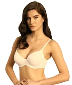 ASM1312 Kadın Krem A Plus Comfort Mikro Kumaş Destekli Sütyen (161) - 1