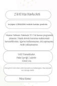 2 li Lüks El Yüz Havlu Seti 50x90 Cm %100 Pamuklu Gramajlı Sija - 12