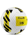 Sarı Yeni Desenli Futbol Topu 4 Astarlı No:5 480 Gr + Pompa Hediyeli X507 - 2