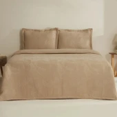 Karaca Home Olivia Çift Kişilik Yatak Örtüsü Seti Bej - 1