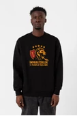 5 Yıldız Sarı Kırmızı İmparatorluk Siyah Erkek 2ip Sweatshirt - 1