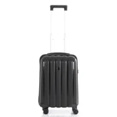 MÇS Bavul Büyük ve Kabin 2li Set Kırılmaz Silikon Valiz V305 Siyah thumbnail 8