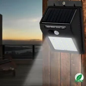Ayt Powermaster PM-4528 Solar Güneş Enerjili Sensörlü Duvar Tipi 20 Ledli Led Aplik Bahçe Aydınlatma Lambası - 2