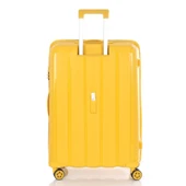 MÇS Bavul Büyük ve Kabin 2li Set Kırılmaz Silikon Valiz V305 Sarı thumbnail 3