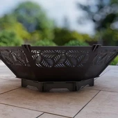 Oktagon Ateş Çukuru Izgaralı Sekizgen Barbekü Bahçeniz için Porta thumbnail 4