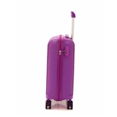 MÇS Bavul Büyük ve Kabin 2li Set Kırılmaz Silikon Valiz V305 Mor thumbnail 8
