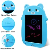 S LİNE 9" Ayıcıklı Mavi LCD Yazı Tahtası - 1