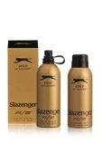Slazenger Activesport Parfüm 125 Ml ve Deodorant 150 Ml Set Gold - 1