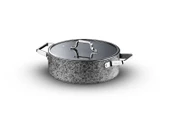 Brioni Stone-H 28 Cm Çizilmez Yanmaz Yapışmaz Basık Tencere Sh-125 thumbnail 2