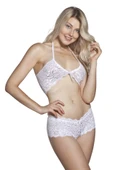 ASM1318 Kadın Ekru İstekli Gece Dantel Şortlu Takım 905 thumbnail 1