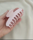 Mandal Toka Saç Aksesuarı 9 cm İthal Ürün Saç Tokası Renk Açık Pembe - 2