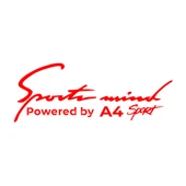Sports Mind Audi A4 Sports Sticker 17x17 Cm Kırmızı - 1