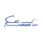 Sports Mind CHEVROLET CAMARO Sports Sticker 17x17 Cm Mavi - 1