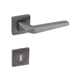 Meysan Kübra Kare Rozetli Oda Kapı Kolu Antrasit Oda thumbnail 2