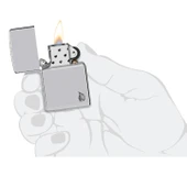 Zippo 46396-120977 Armor Series Flame Çakmak thumbnail 4