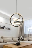 Modern Sarkıt Tekli Antre, Oda Helezon Ledli Avize - 4