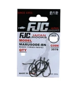 FJC 3578 MARU SODE RINGED BLACK NIKEL 11P İĞNE NO:2/0 - 1