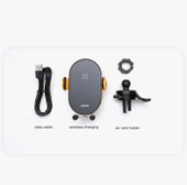 Joyroom JR-ZS200 Kablosuz Hızlı Şarj Araç Havalandırma Telefon Tutucu thumbnail 2