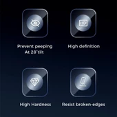 Joyroom JR-PF601 iPhone 12 Mini 2.5D Privacy Hayalet Ekran Koruyucu - 5