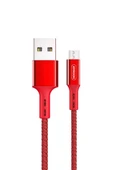 Joyroom S-M351 Mikro Şarj ve Data Kablosu 1M Kırmızı - 1