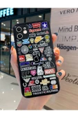 İphone 12 Pro Max Desenli Cam Kapak - 3
