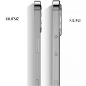 İphone 14 Pro Şeffaf Korumalı Tıpalı Silikon Kapak-Kılıf - 2