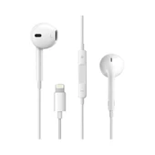 İphone Uyumlu Lightning Kablolu Tak Çalıştır Kulaklık - 4